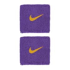 Inquieto codicioso Espesar Nike Swoosh Wristbands - Purple/Gold